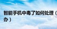 智能手机中毒了如何处理(智能手机中毒怎么办)