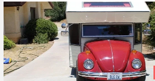 这辆1969年的大众SuperBugger是一辆有着可爱面孔的小型房车