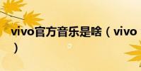 vivo官方音乐是啥(vivo v1音乐功能怎么样)