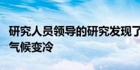 研究人员领导的研究发现了南非的野火造成了气候变冷