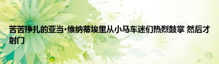 苦苦挣扎的亚当·维纳蒂埃里从小马车