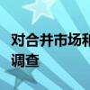 对合并市场和主要受管制行业的监管进行深入调查