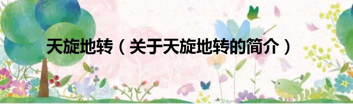 天旋地转（关于天旋地转的简介）