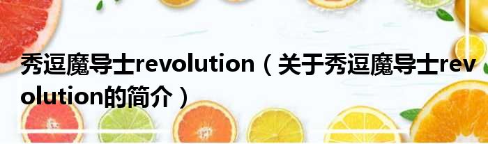 秀逗魔导士revolution（关