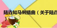 陆垚知马俐插曲(关于陆垚知马俐插曲的简介)