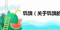 饥饿(关于饥饿的简介)