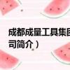 成都成量工具集团有限公司（关于成都成量工具集团有限公司简介）