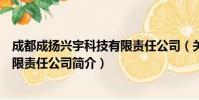 成都成扬兴宇科技有限责任公司(关于成都成扬兴宇科技有限责任公司简介)