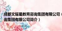 成都文耀星教育咨询集团有限公司(关于成都文耀星教育咨询集团有限公司简介)