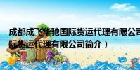 成都成飞华驰国际货运代理有限公司(关于成都成飞华驰国际货运代理有限公司简介)