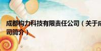成都构力科技有限责任公司(关于成都构力科技有限责任公司简介)