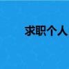 求职个人自述简短（求职个人自述）