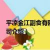 平凉金江副食有限责任公司（关于平凉金江副食有限责任公司介绍）