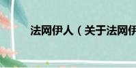 法网伊人(关于法网伊人的简介)
