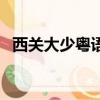 西关大少粤语（关于西关大少粤语的简介）