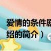 爱情的条件剧情介绍（关于爱情的条件剧情介绍的简介）