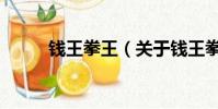 钱王拳王(关于钱王拳王的简介)