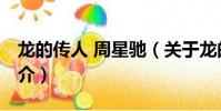 龙的传人 周星驰(关于龙的传人 周星驰的简介)