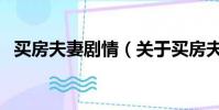 买房夫妻剧情(关于买房夫妻剧情的简介)