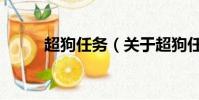 超狗任务(关于超狗任务的简介)