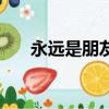 永远是朋友（关于永远是朋友的简介）