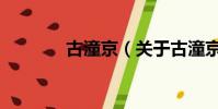 古潼京(关于古潼京的简介)