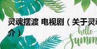 灵魂摆渡 电视剧(关于灵魂摆渡 电视剧的简介)