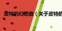 皮特的幻想曲(关于皮特的幻想曲的简介)
