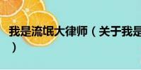 我是流氓大律师(关于我是流氓大律师的简介)