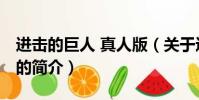 进击的巨人 真人版(关于进击的巨人 真人版的简介)