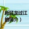 新猛龙过江 电视剧（关于新猛龙过江 电视剧的简介）