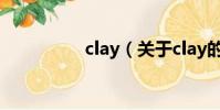 clay(关于clay的简介)