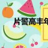 片警高丰年（关于片警高丰年的简介）