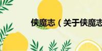 侠魔志(关于侠魔志的简介)