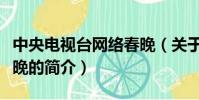 中央电视台网络春晚(关于中央电视台网络春晚的简介)