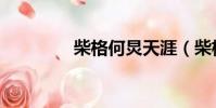 柴格何炅天涯(柴格何炅)