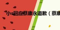 小s回应蔡康永道歉(蔡康永向大s道歉)