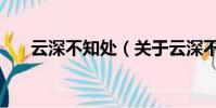 云深不知处(关于云深不知处的简介)