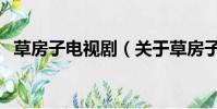草房子电视剧(关于草房子电视剧的简介)