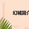 幻城简介（关于幻城简介的简介）