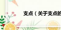 支点(关于支点的简介)
