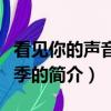 看见你的声音第二季（关于看见你的声音第二季的简介）