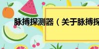 脉搏探测器(关于脉搏探测器的简介)