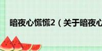 暗夜心慌慌2(关于暗夜心慌慌2的简介)
