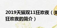 2019天猫双11狂欢夜(关于2019天猫双11狂欢夜的简介)