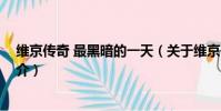 维京传奇 最黑暗的一天(关于维京传奇 最黑暗的一天的简介)