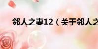 邻人之妻12(关于邻人之妻12的简介)