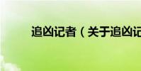 追凶记者(关于追凶记者的简介)