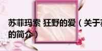 苏菲玛索 狂野的爱(关于苏菲玛索 狂野的爱的简介)
