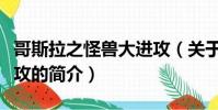 哥斯拉之怪兽大进攻(关于哥斯拉之怪兽大进攻的简介)